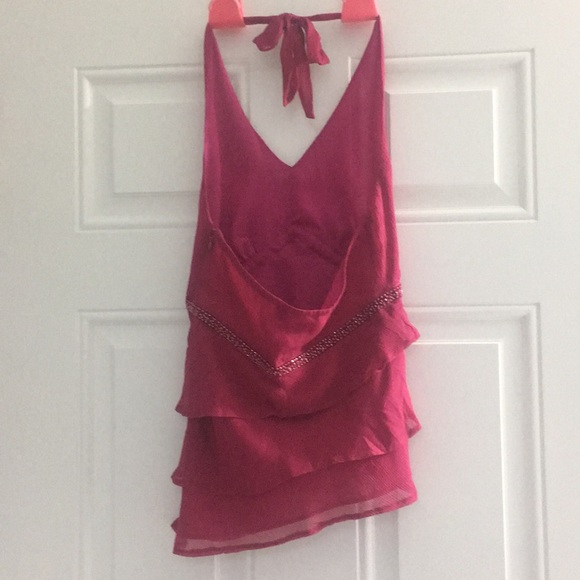 Kenneth Cole halter top 💯 % silk - Picture 4 of 6